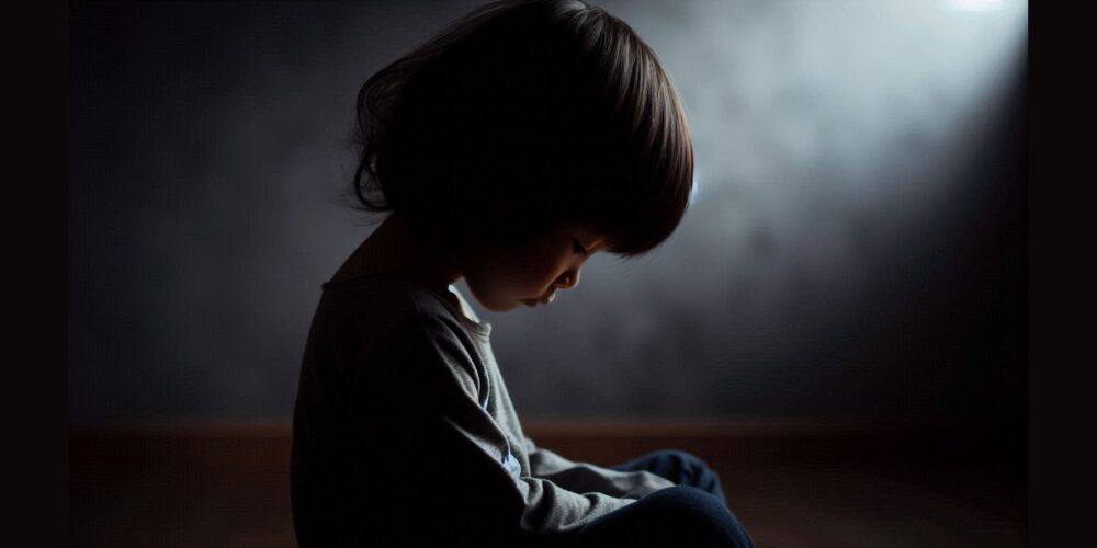 落ち込んでいる子供