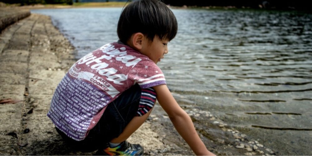 すっきりした男の子